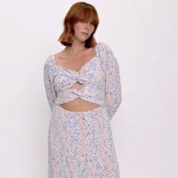 AFRM Cut-out Color Splash Dres - Picture 5 of 9